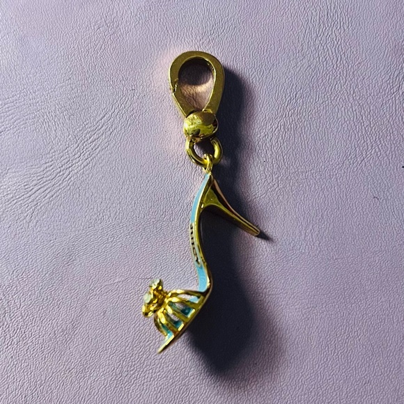 Juicy Couture Vintage Blue Heel Charm - Picture 1 of 2